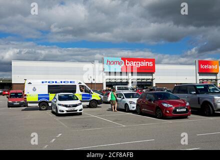 Skippingdale Retail Park, Scunthorpe, Noth Lincolnshire, Angleterre Royaume-uni Banque D'Images