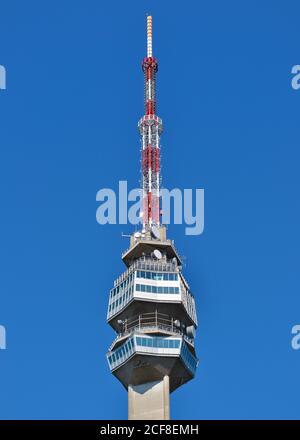 La tour Avala, Belgrade, Serbie Banque D'Images