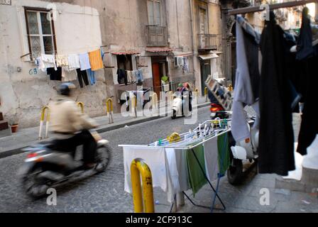 Naples, Italie: Spaccanapoli dans le quartier de Montecalvario. ©Andrea Sabbadini Banque D'Images