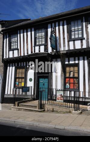 La maison antique, Thetford, Norfolk, a été construite c1490 et donnée à la ville en 1921 par le prince Frederick Duleep Singh pour être utilisé comme musée. Banque D'Images