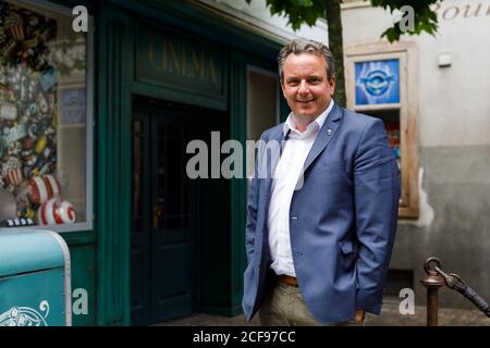 Rouille, Allemagne. 03ème août 2020. Michael Mack, associé directeur d'Europa-Park à Rust, se trouve sur le terrain du parc d'attractions. Credit: Philipp von Ditfurth/dpa/Alay Live News Banque D'Images