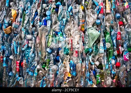 Usine de recyclage en Guadeloupe Banque D'Images