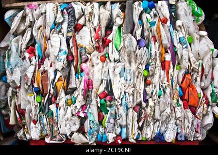 Usine de recyclage en Guadeloupe Banque D'Images