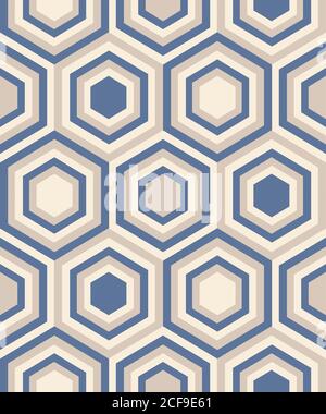 Motif géométrique abstrait de mode avec des hexagones. Arrière-plan vectoriel transparent. Illustration de Vecteur