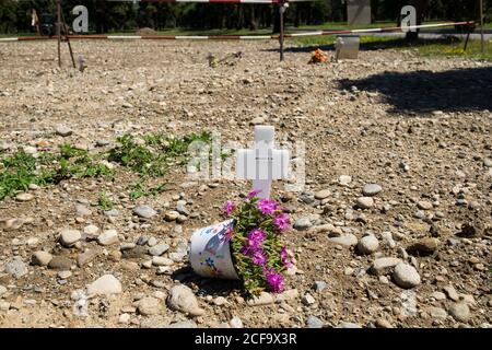 Italie, Milan, cimetière de Musocco, camp 87 Banque D'Images