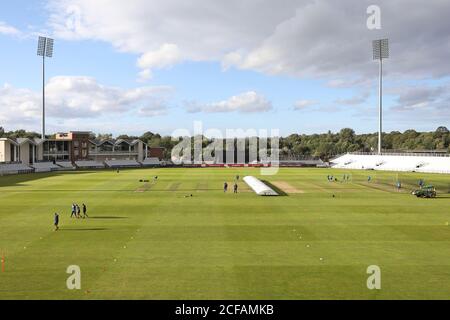 CHESTER LE STREET, ANGLETERRE. 4 SEPTEMBRE 2020 UNE vue générale du terrain avant le match de Blast Vitality T20 entre le Durham County Cricket Club et le Yorkshire County Cricket Club à Emirates Riverside, Chester le Street. (Crédit : Robert Smith | ACTUALITÉS MI) crédit : ACTUALITÉS MI et sport /Actualités Alay Live Banque D'Images