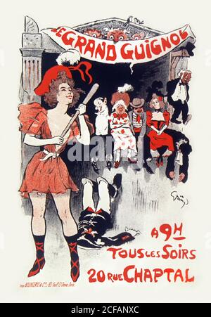 Le Grand Guignol à 9h tous les terroirs 20 rue Chaptal Banque D'Images