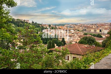 Florence est une ville du centre de l'Italie et la capitale de la Toscane en Italie. Banque D'Images