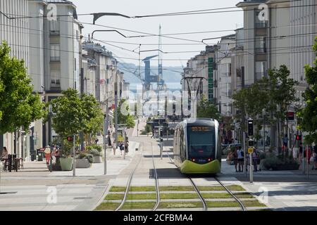 Rue de Siam, Brest France, France Banque D'Images