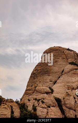 Paysage des montagnes de Montserrat, Catalogne, Espagne Banque D'Images