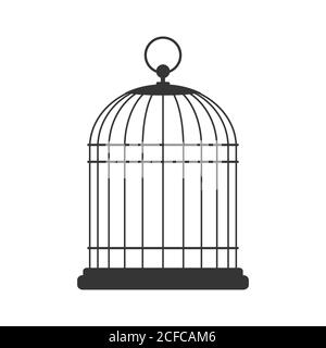 Cage à oiseaux, illustration vectorielle Illustration de Vecteur