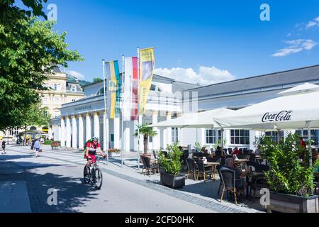 Bad Ischl, maison thermale de Trinkhalle à Salzkammergut, haute-Autriche, Autriche Banque D'Images