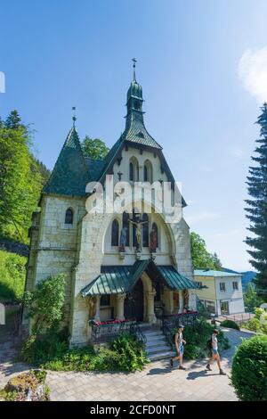 Semmering, église paroissiale catholique de la Sainte famille dans la Wiener Alpen (région des Alpes de Vienne), Niederösterreich / Basse-Autriche, Autriche Banque D'Images