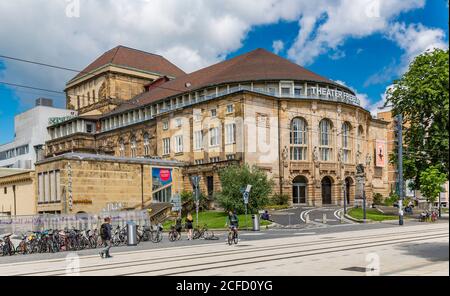 Stadttheater, Freiburg, Freiburg im Breisgau, Bade-Wurtemberg, Allemagne, Europe Banque D'Images