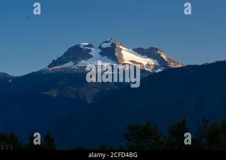 Mont Begbie près de Revelstoke, Colombie-Britannique, Canada. Banque D'Images