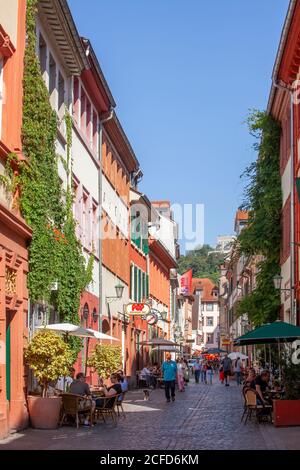 Untere Steingasse dans la vieille ville, Heidelberg, Bade-Wurtemberg, Allemagne, Europe Banque D'Images