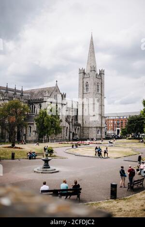 La Cathédrale St Patrick, Dublin, Irlande Banque D'Images