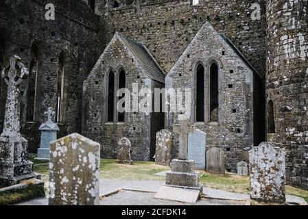 Chapelle de Cormac, Rock de Cashel, Irlande Banque D'Images