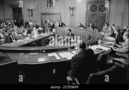 Rosalynn carter témoigne devant le sous-comité du Sénat ca. 7 février 1979 Banque D'Images