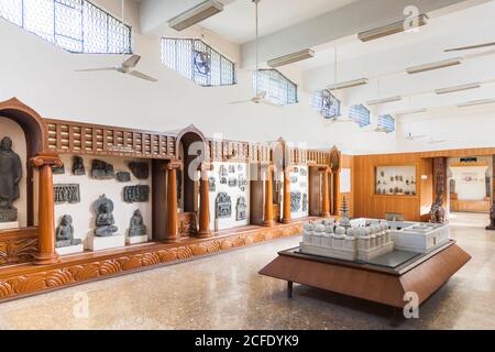 Galerie de Gandhara, collections du bouddhisme antique, Musée national du Pakistan, Karachi, Sindh, Pakistan, Asie du Sud, Asie Banque D'Images