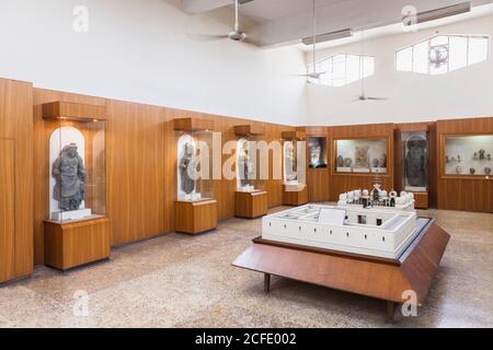 Galerie de Gandhara, collections du bouddhisme antique, Musée national du Pakistan, Karachi, Sindh, Pakistan, Asie du Sud, Asie Banque D'Images