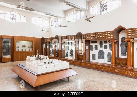 Galerie de Gandhara, collections du bouddhisme antique, Musée national du Pakistan, Karachi, Sindh, Pakistan, Asie du Sud, Asie Banque D'Images