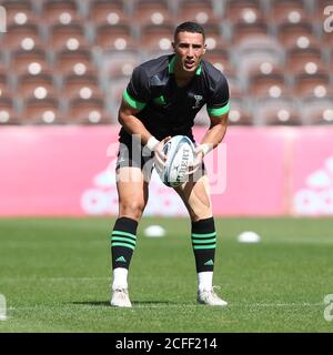 Twickenham, Royaume-Uni. Le 05septembre 2020. BRETT HERRON de Harlequins se réchauffe lors du match de rugby Gallagher Premiership entre Harlequins et Bath Rugby à Twickenham Stoop, à Twickenham, en Angleterre, le 5 septembre 2020. Photo de Ken Sparks. Utilisation éditoriale uniquement, licence requise pour une utilisation commerciale. Aucune utilisation dans les Paris, les jeux ou les publications d'un seul club/ligue/joueur. Crédit : UK Sports pics Ltd/Alay Live News Banque D'Images