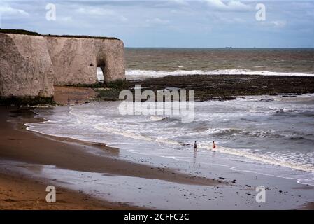 Kingsgate Bay dans le Kent, Royaume-Uni Banque D'Images