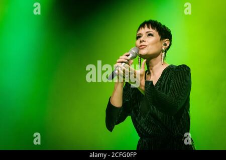 Berne, Suisse. 04e septembre 2020. La chanteuse suisse Francine Jordi donne un concert à Bierhübeli à Berne. (Photo Credit: Gonzales photo/Tilman Jentzsch/Alay Live News Banque D'Images