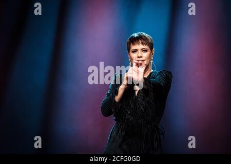 Berne, Suisse. 04e septembre 2020. La chanteuse suisse Francine Jordi donne un concert à Bierhübeli à Berne. (Photo Credit: Gonzales photo/Tilman Jentzsch/Alay Live News Banque D'Images