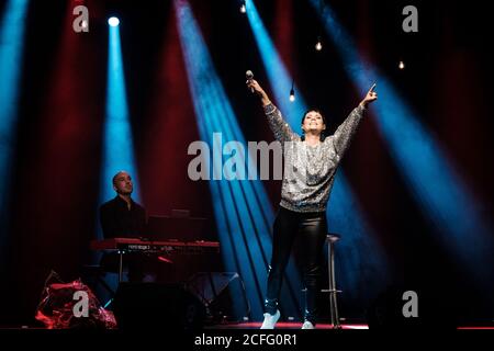 Berne, Suisse. 04e septembre 2020. La chanteuse suisse Francine Jordi donne un concert à Bierhübeli à Berne. (Photo Credit: Gonzales photo/Tilman Jentzsch/Alay Live News Banque D'Images