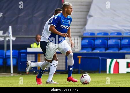 Liverpool, Royaume-Uni. Le 05septembre 2020. Richarlison d'Everton pendant le match amical d'avant-saison entre Everton et Preston North End à Goodison Park le 5 septembre 2020 à Liverpool, en Angleterre. (Photo de Tony Taylor/phcimages.com) Credit: PHC Images/Alamy Live News Banque D'Images