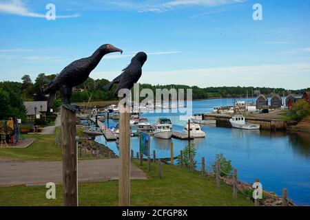 Front de mer à Montague, Île-du-Prince-Édouard, Canada Banque D'Images