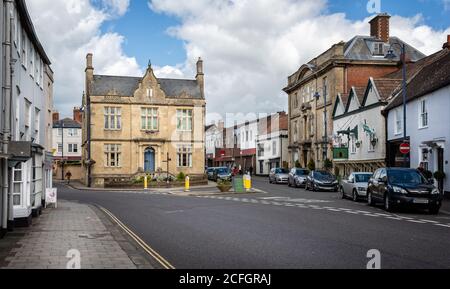 La maison historique de St John's dans la rue High, Devozes, Wiltshire, Royaume-Uni, le 5 septembre 2020 Banque D'Images