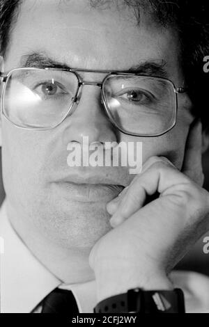 Graham Clayton avocat syndical au National Union of Teachers, Mabledon place, Londres. 28 février 1990. Photo: Neil Turner Banque D'Images