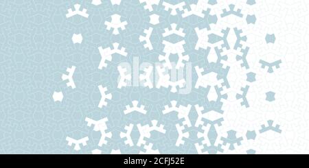 Arrière-plan vectoriel Arabesque sans couture. Arrière-plan géométrique de motif de texture demi-teinte arabesque avec désintégration de la mosaïque de couleur Illustration de Vecteur