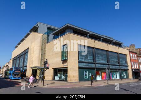 Le grand magasin John Lewis & Partners sur St Andrews Street, à Cambridge, Cambridgeshire, Royaume-Uni. Banque D'Images