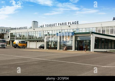 Aéroport du Touquet-Paris-Plage Banque D'Images