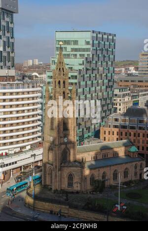 Église paroissiale de notre-Dame et Saint-Nicolas près du front de mer à Liverpool, Royaume-Uni Banque D'Images