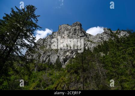 Paysage des Tatras occidentaux en Pologne. Paysage de montagne. Banque D'Images