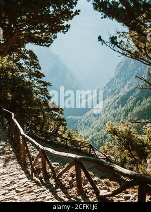 Samaria gorge, Crète, grèce Banque D'Images