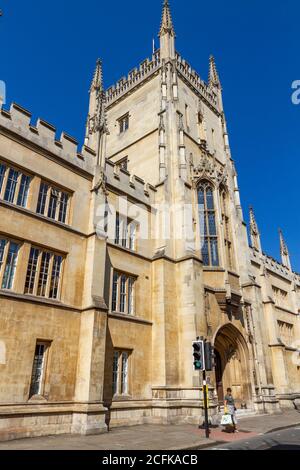 The Pitt Building, un centre de conférence de l'Université de Cambridge, sur Trumpington Street, à Cambridge, Cambridgeshire, Royaume-Uni. Banque D'Images