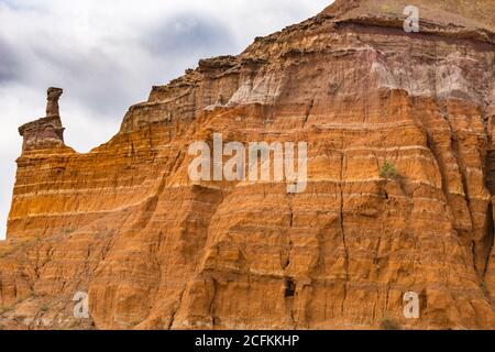 Le système de canyon Palo Duro de Caprock Escarpment situé dans le Texas Panhandle près d'Amarillo, Texas, États-Unis Banque D'Images