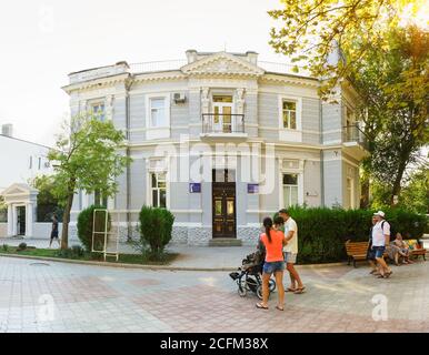 Evpatoria, Crimée, Russie-12 septembre 2019: Villa 'Sphinx' - un domaine, un monument architectural d'importance locale sur la rue Duvanovskaya dans EVP Banque D'Images