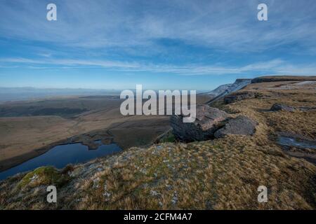 Bannau Sir Gaer dans le parc national des Brecon Beacons Banque D'Images