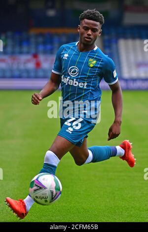 *** lors du match de la coupe EFL entre Luton Town et Norwich City à Kenilworth Road, Luton, Angleterre, le 5 septembre 2020. Banque D'Images