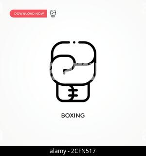 Icône de vecteur de boxe. Illustration moderne et simple à vecteur plat pour site Web ou application mobile Illustration de Vecteur