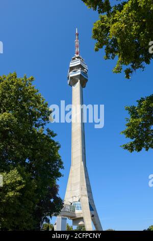 La tour Avala, Belgrade, Serbie Banque D'Images