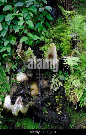 jardin d'eau à houghton hall, norfolk, angleterre Banque D'Images