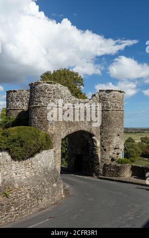 Porte médiévale, Strand Hill, Winchelsea, East Sussex, Angleterre Banque D'Images